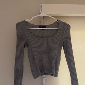 Pacsun cropped long sleeve ribbed top!